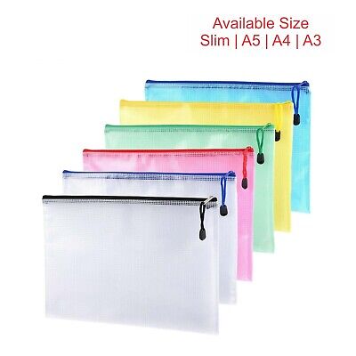 Clear Zip Wallets Pack of 25 | Document Wallets & | TTS