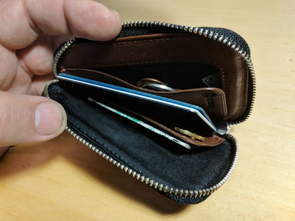 The Nodus Compact Coin Wallet Can Hold Up To 17 Cards