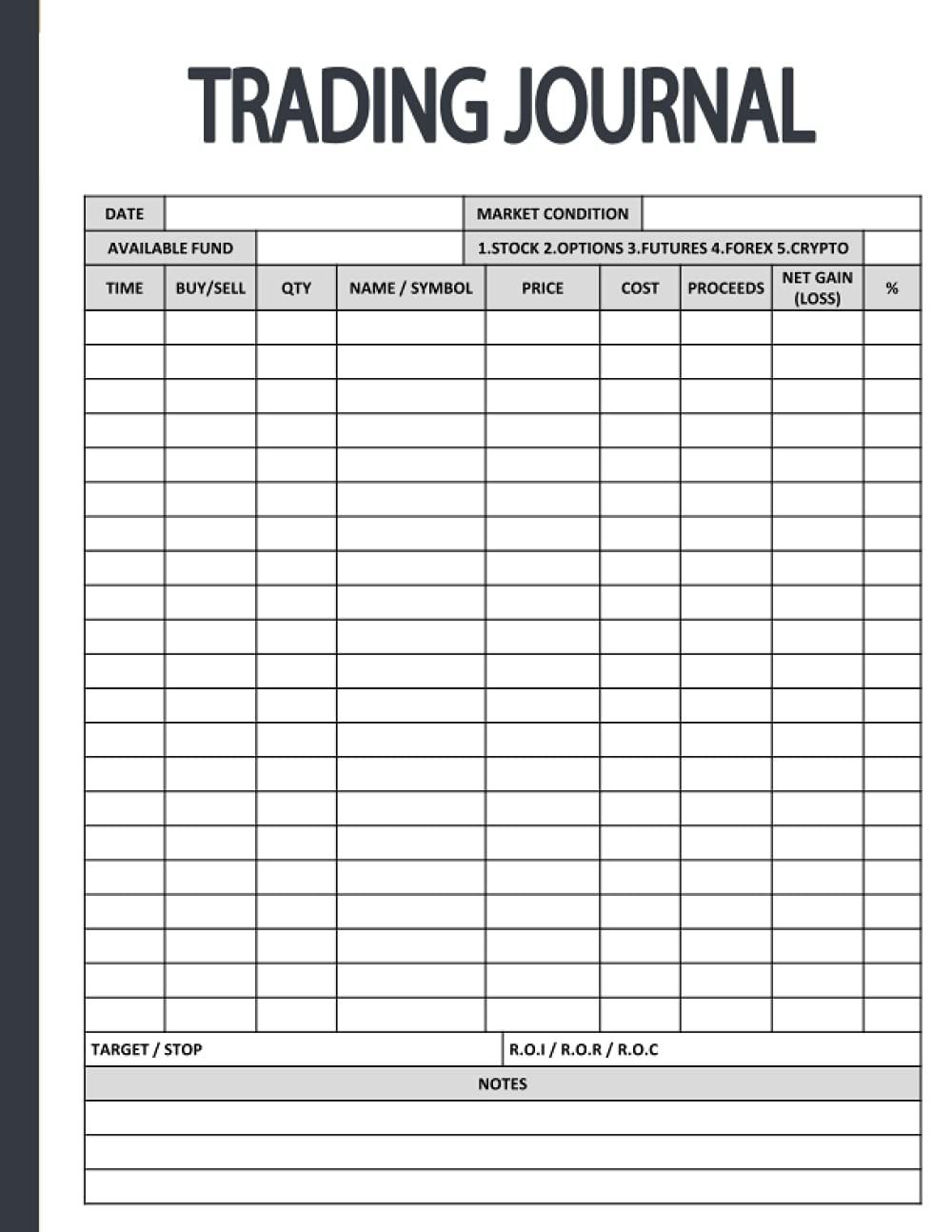 [FREE DOWNLOAD] Trading Journal Spreadsheet Traders Bulletin | Free Trading Systems