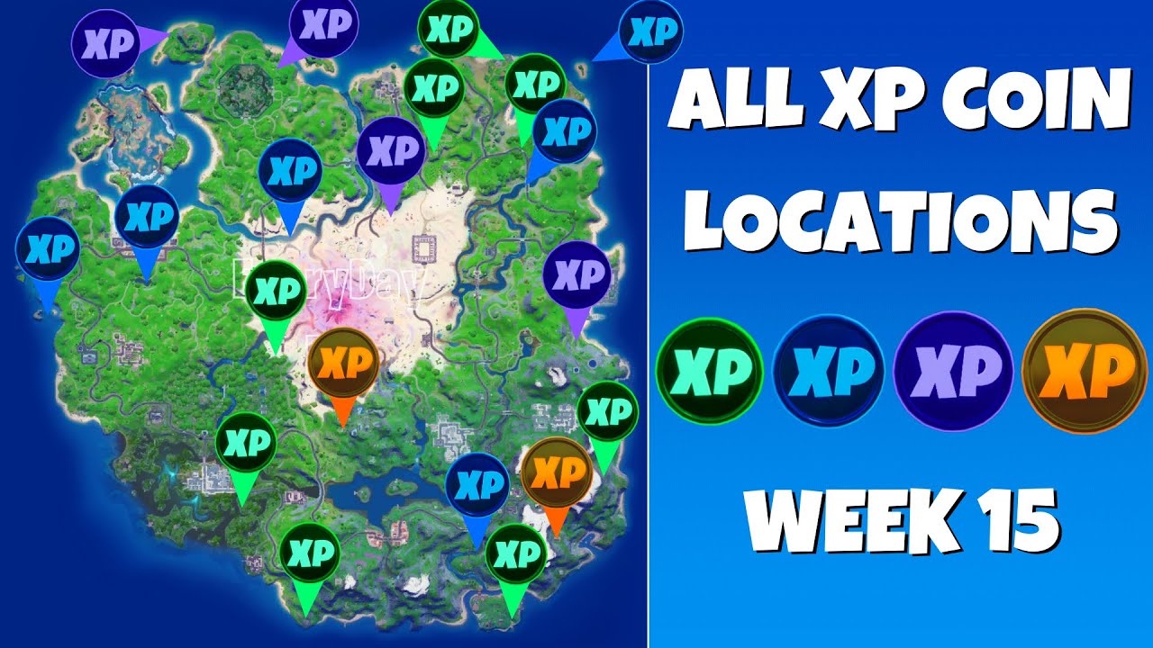 Every Week 11 XP Coin in Fortnite Season 5