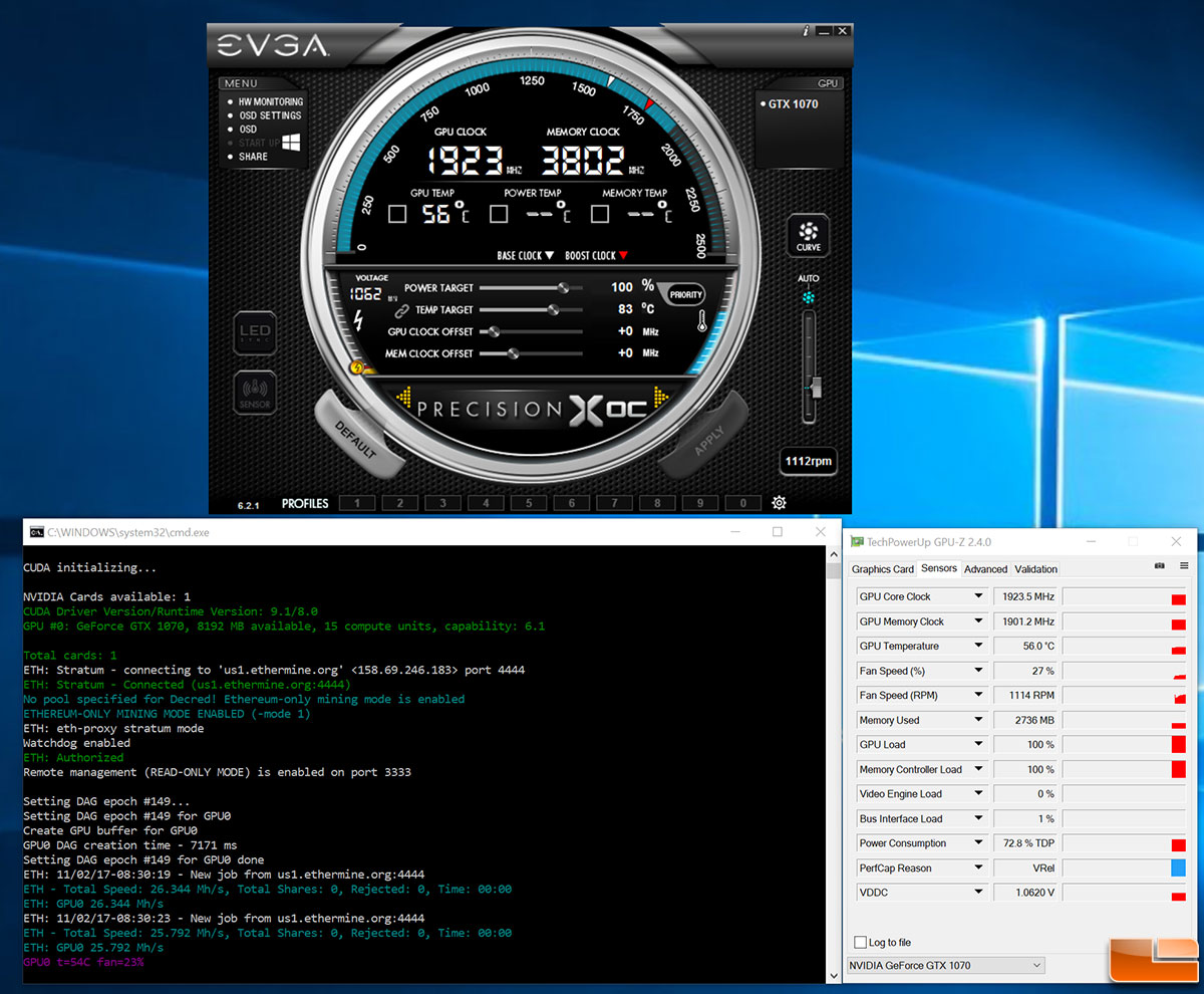 AORUS GTX XMR mining performance | Thunderbolt & USB4 Enclosures