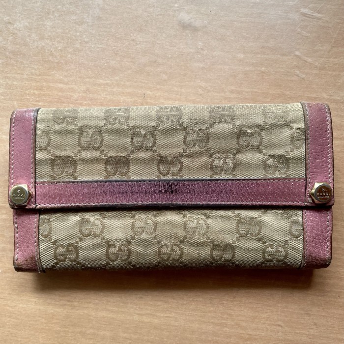 Gucci Large Wallet GG Beige Brown - Women Collection - Como Milano