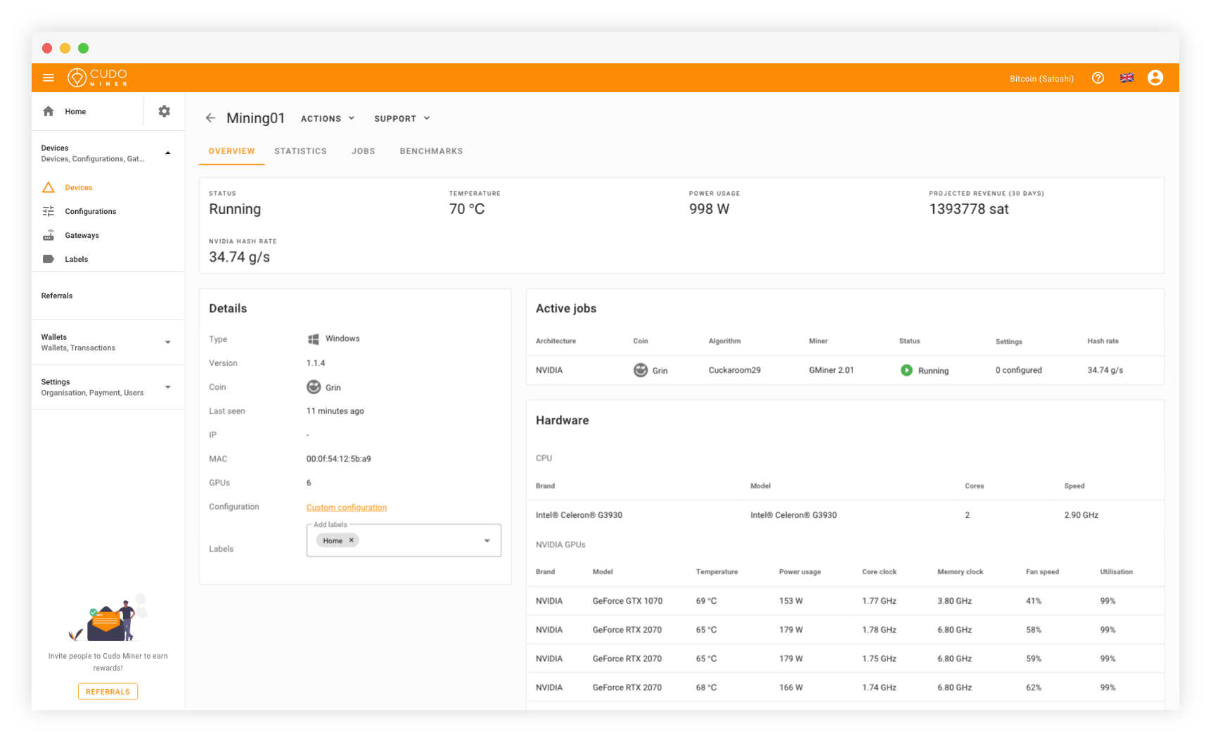 Nicehash - one of the oldest and most used GUI mining software