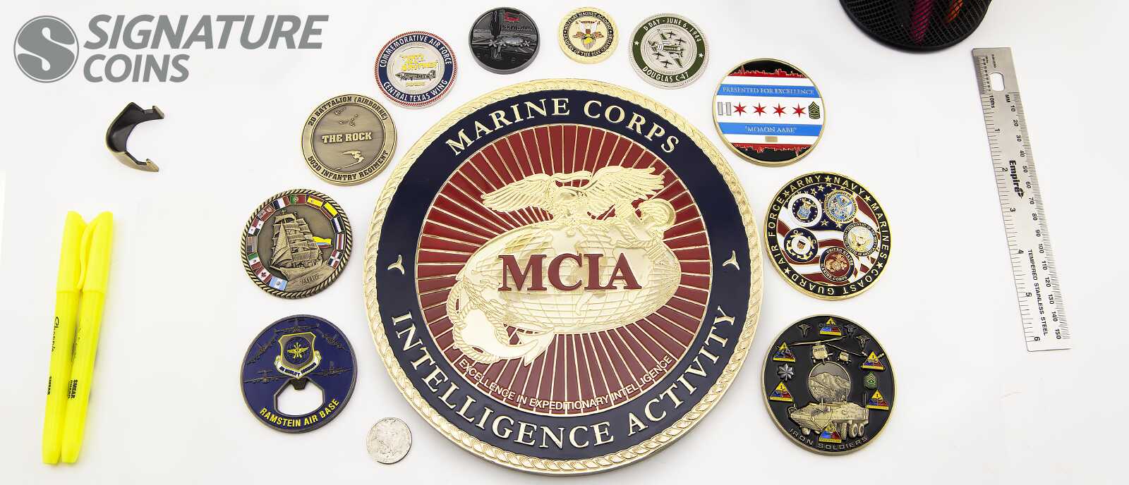 Oversize Challenge Coins - Signature Coins