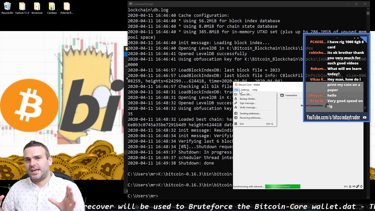 How to Lose Your Bitcoins: Part 2 (Cracking Bitcoin Core cryptolog.fun Files) :: cryptolog.fun