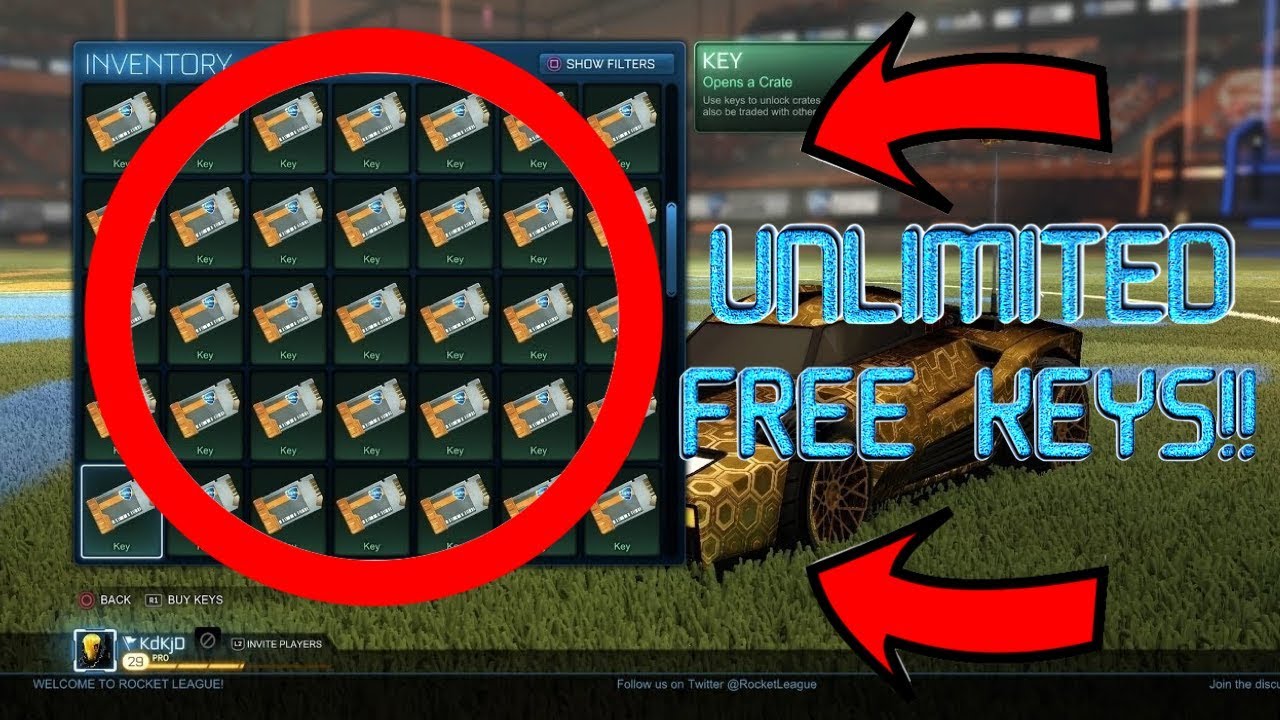 Rocket League Free Keys Guide - How To Get Free Keys In Rocket league