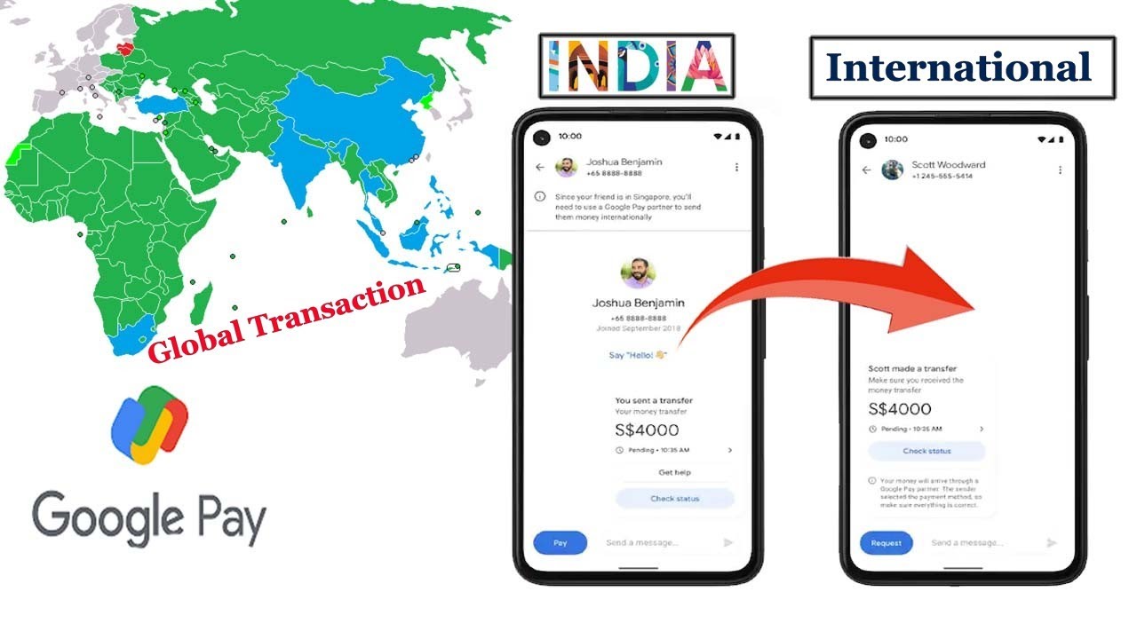 How to send money internationally with Google Pay