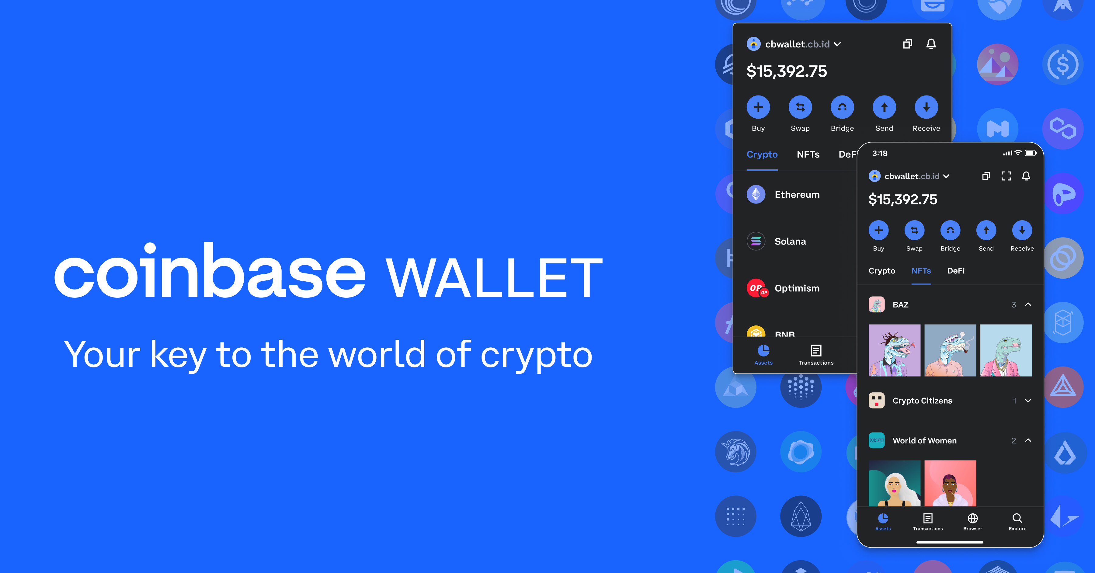 ‎Coinbase Wallet: NFTs & Crypto on the App Store