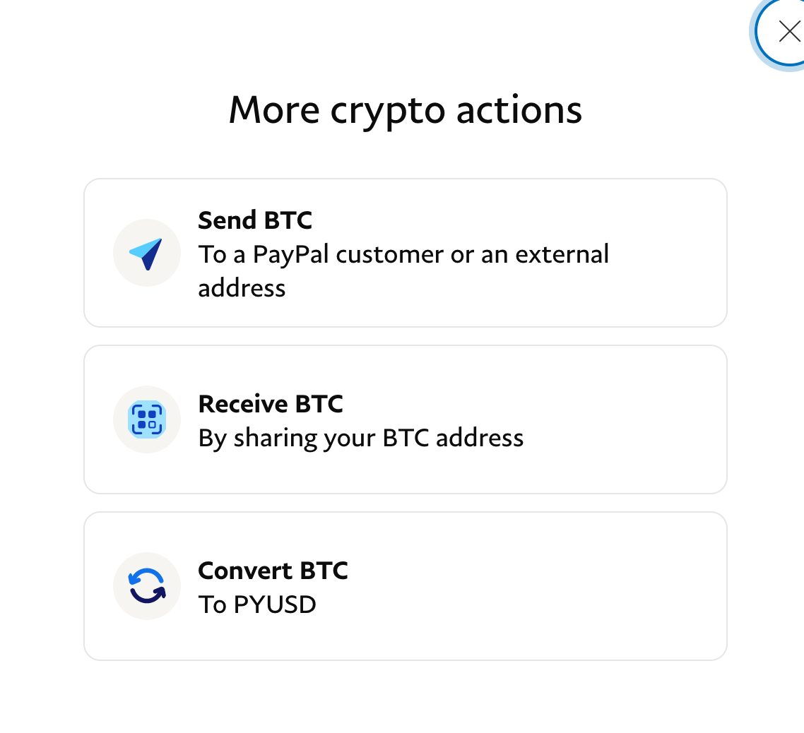Solved: Can't send crypto - PayPal Community