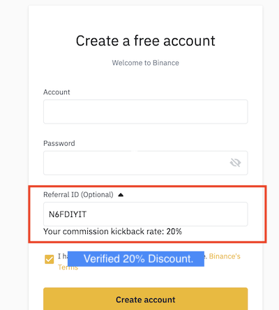 Binance Referral ID (Optional) GS9JDR3C | (March )