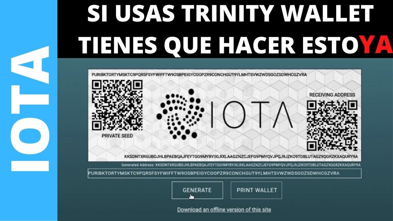 How to safely generate IOTA seed and migrate from Light Wallet to Trinity | cryptolog.fun