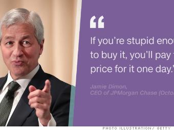 JPMorgan's Dimon Tears Into Bitcoin, Warns Recession May Hit This Year