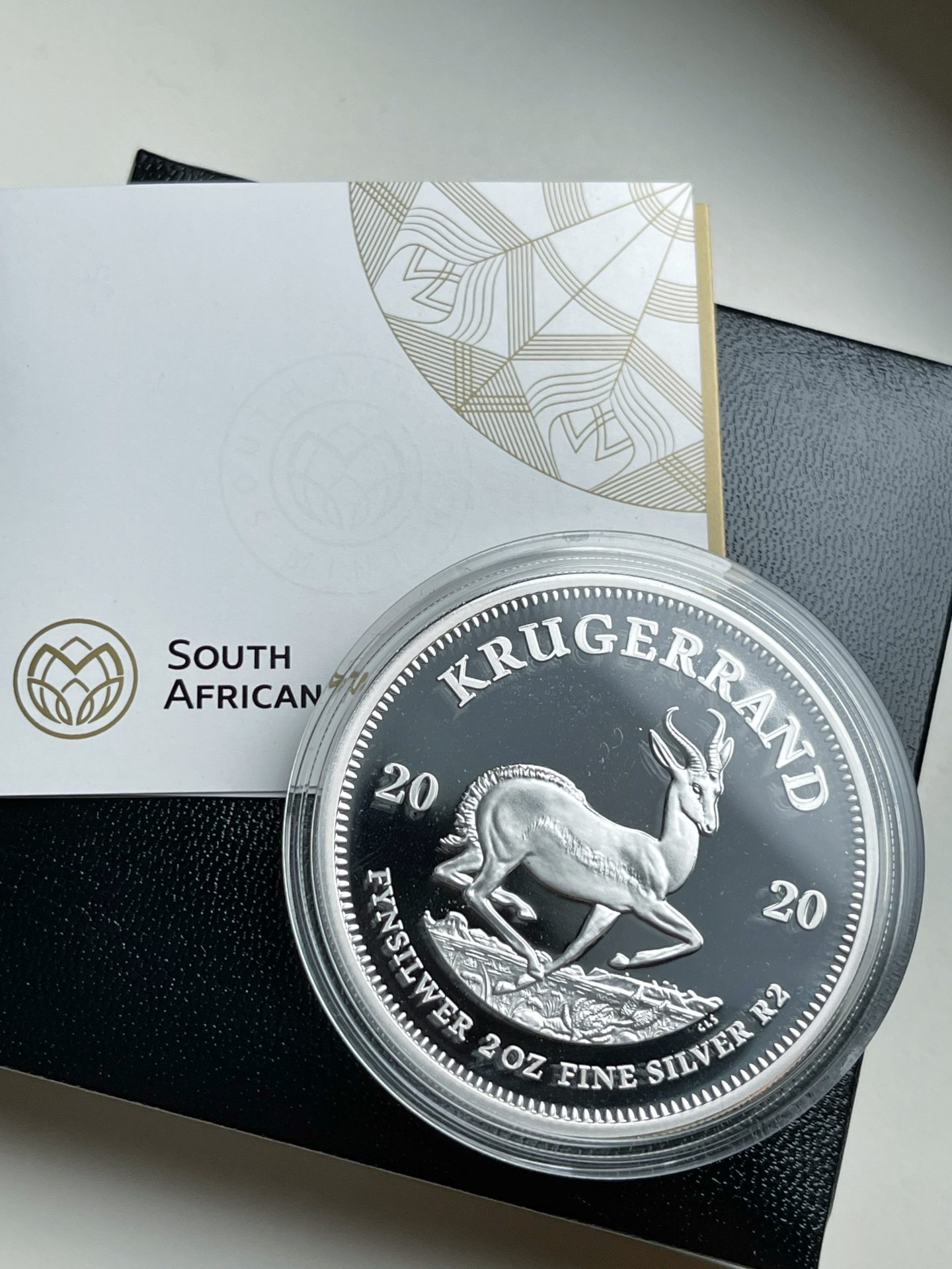 1oz South African Silver Krugerrand - MyGold