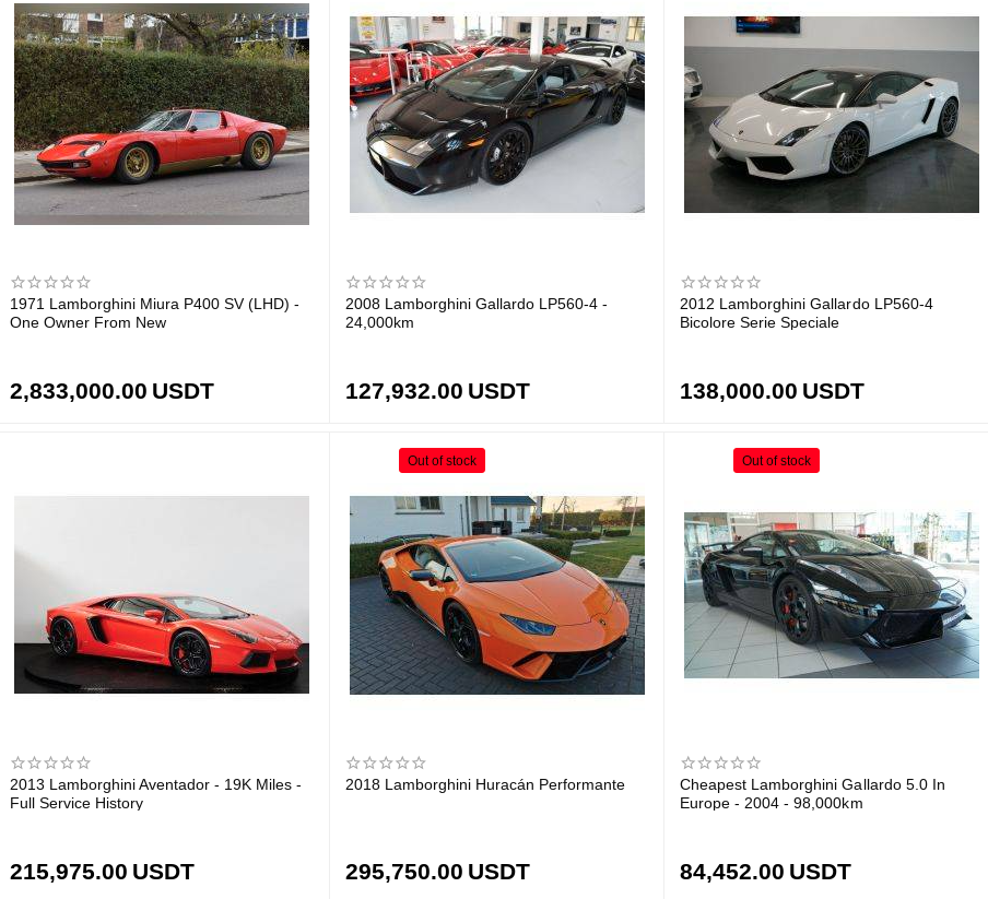 Bitcoin Buy Lamborghini