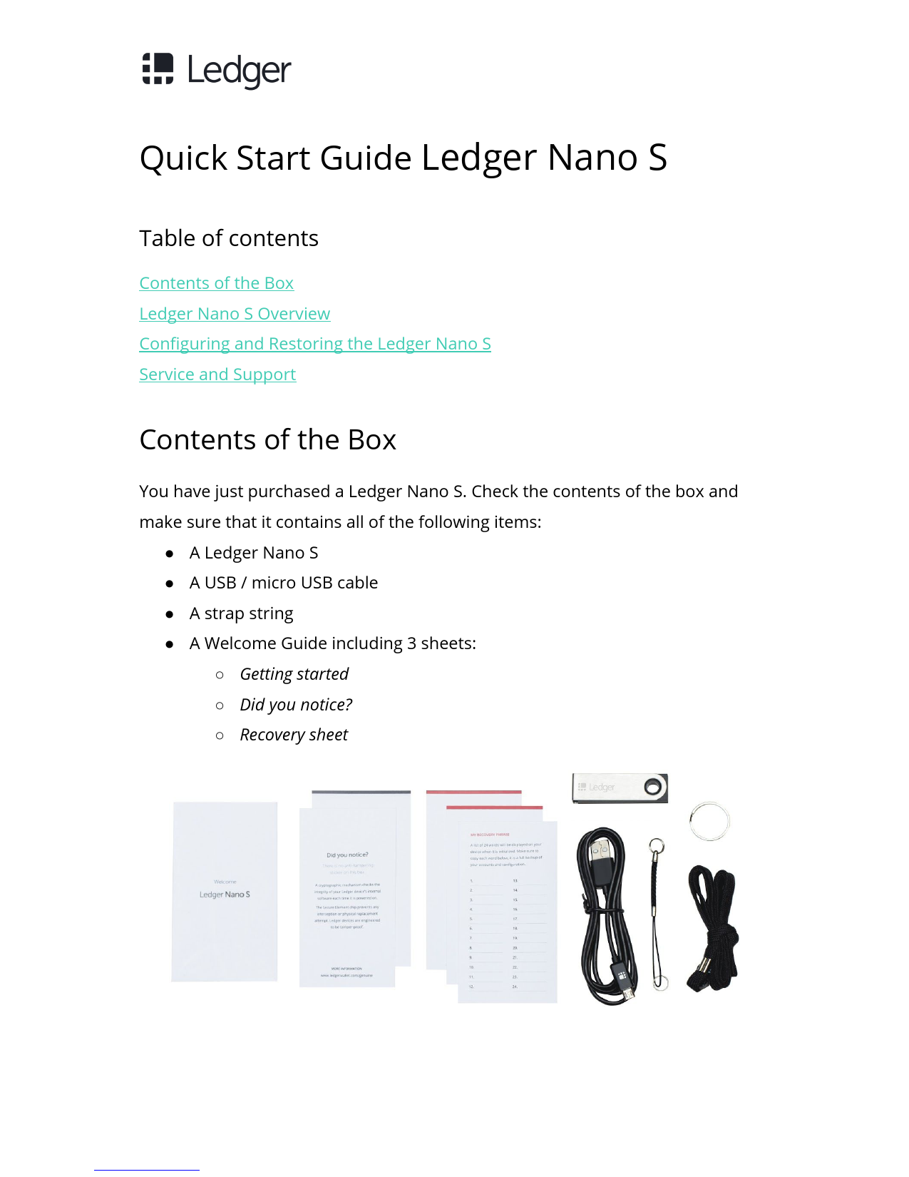 LEDGER NANO S QUICK START MANUAL Pdf Download | ManualsLib