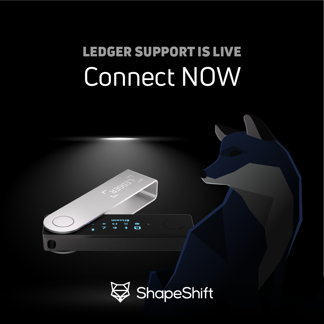 ShapeShift | Tagged: LEDGER