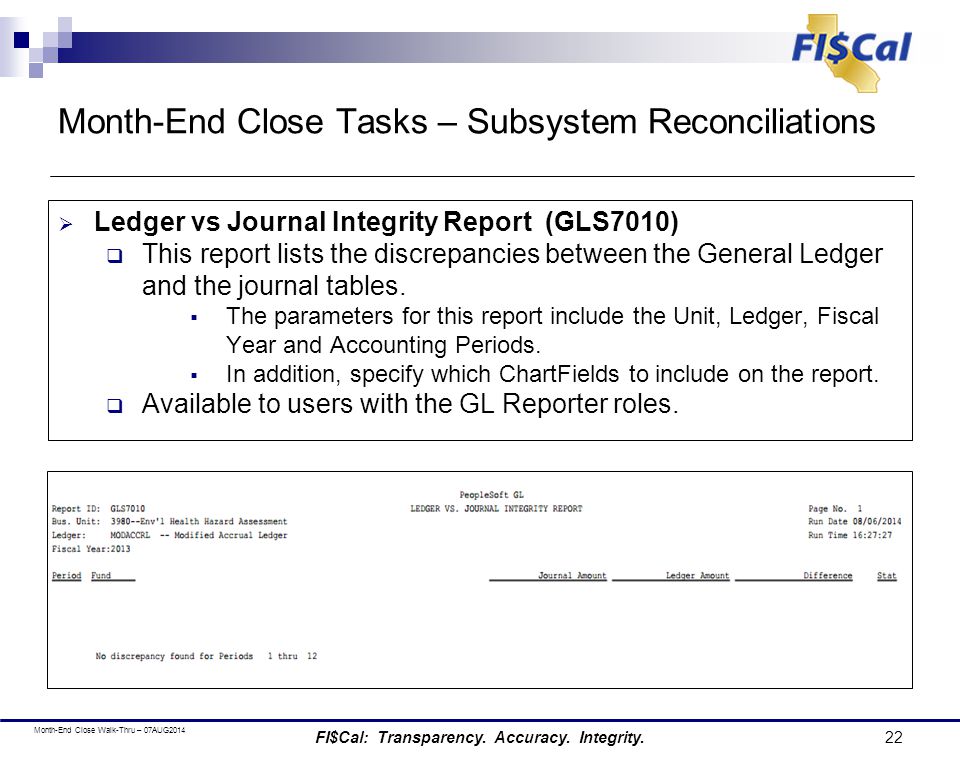 Setting Up and Generating Federal Government Reports