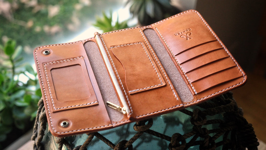 LEATHER LONG WALLET | agnès b. HK