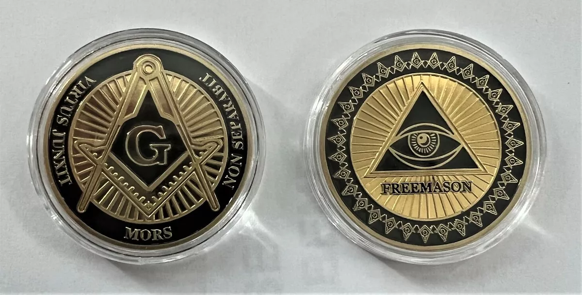 Blue Lodge Coins & Coin Holders | Bricks Masons