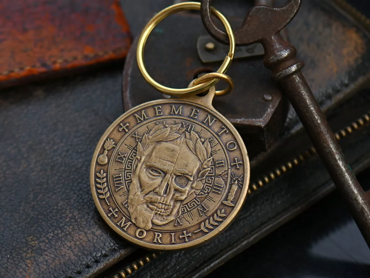 Momento Mori Coin Gold | Hypoallergenic, Brooklyn Jewelry – cryptolog.fun