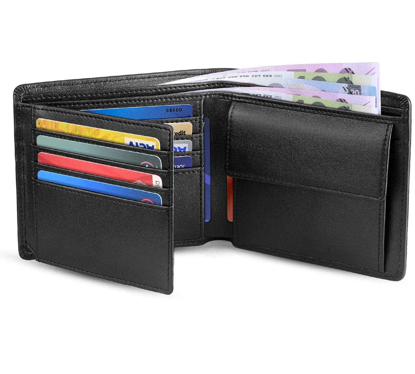 Carbon Fiber Wallet with Coin Pocket and ID | COLDFIRE