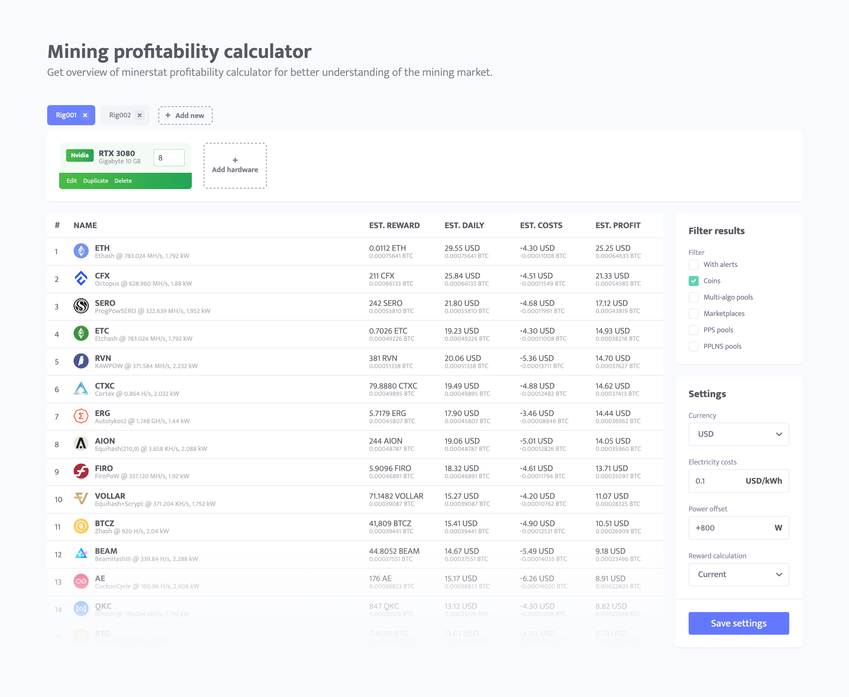 ⛏️ Crypto Mining Calculator | cryptolog.fun