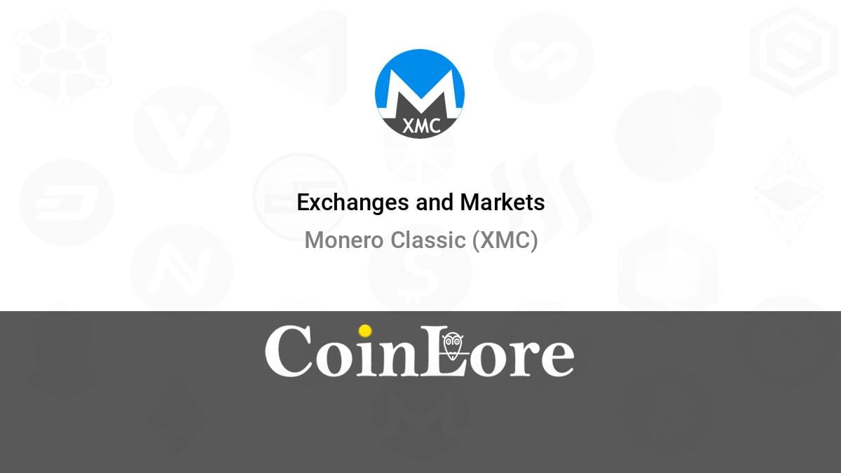 Monero Classic - Live Monero Classic price and market cap
