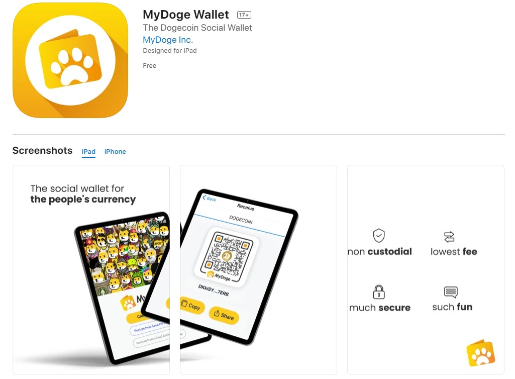 Doge Wallet - Buy, store & exchange Dogecoin for Android - Download the APK from Uptodown