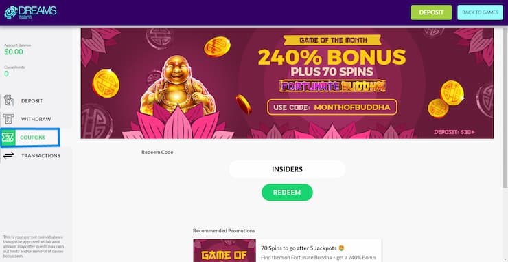 Dreams Casino Bonus Code - Qualities Of The Best Online Casinos