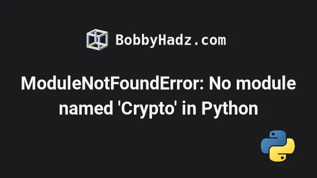 Python Crypto not found in bundle - Support - Tyk API Management Community Forum