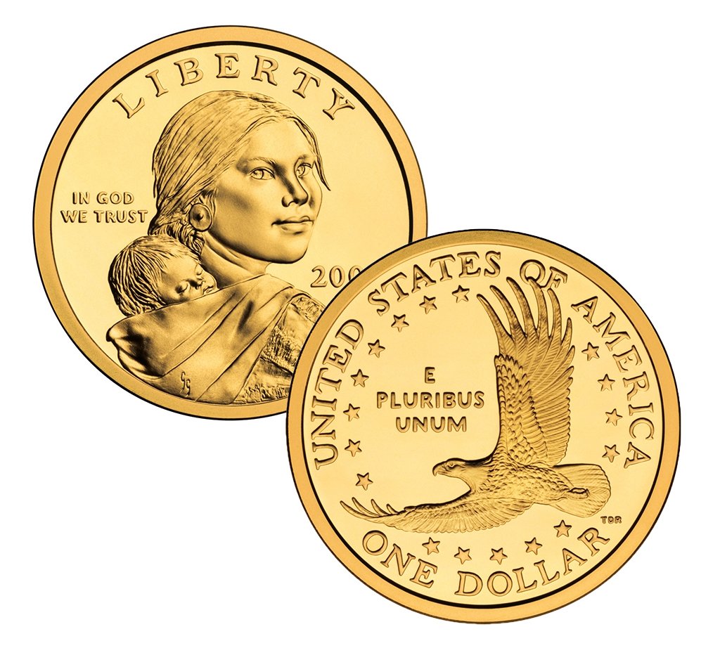 Value of Gold Sacagawea One Dollar Coins | Sacagawea Price Guide