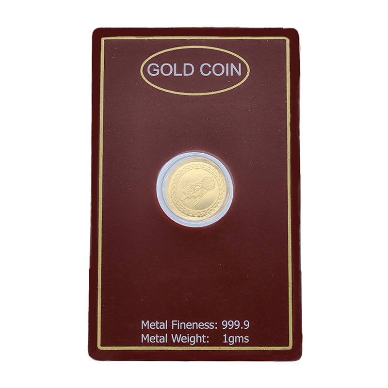 King George 1 Gram Yellow Gold Coin