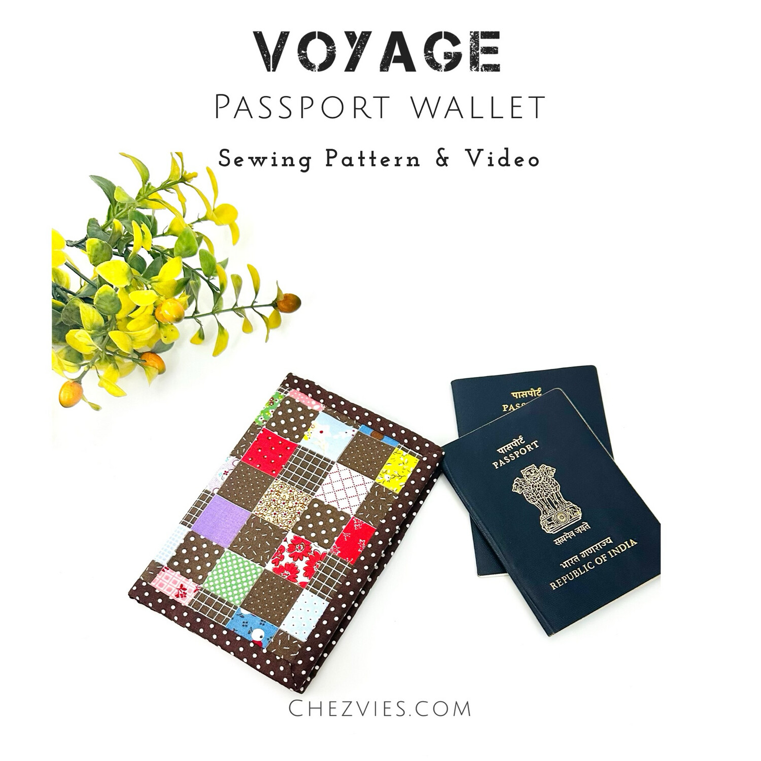 Deb's Days: How to Sew a Fabric Passport Holder - Tutorial Tuesday