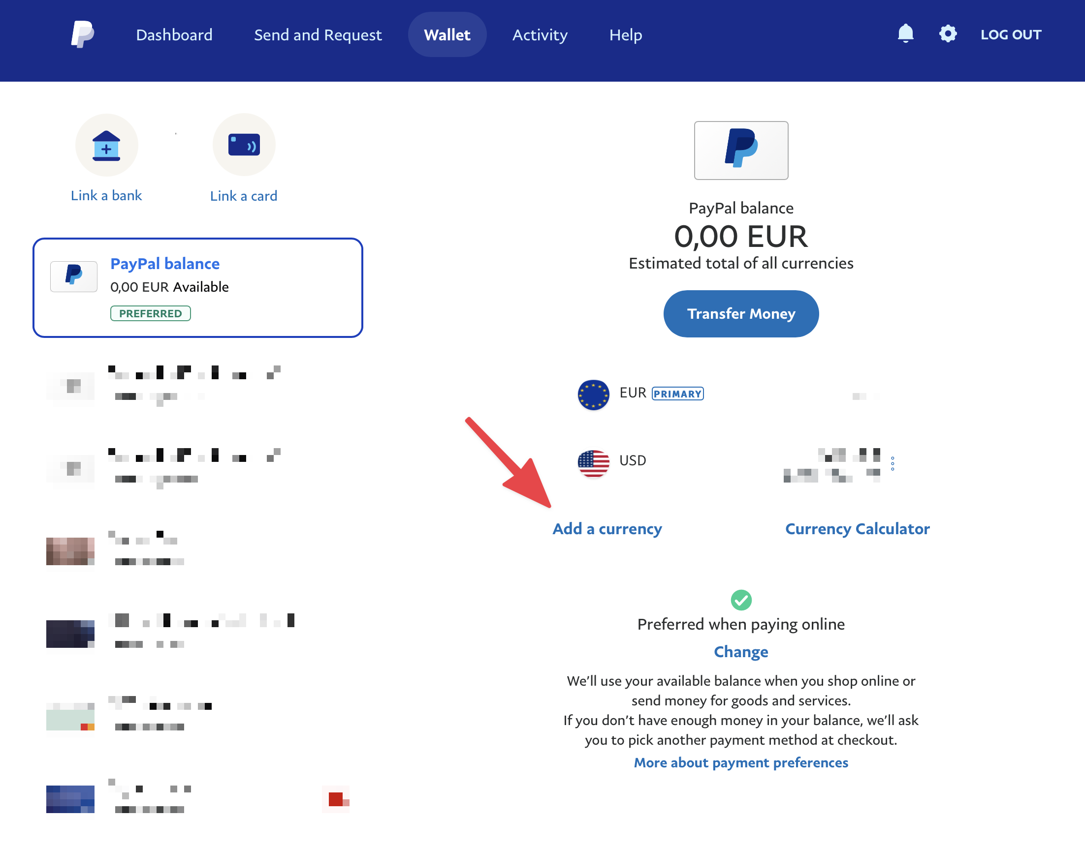 How do I convert my money to another currency in PayPal? | PayPal IN