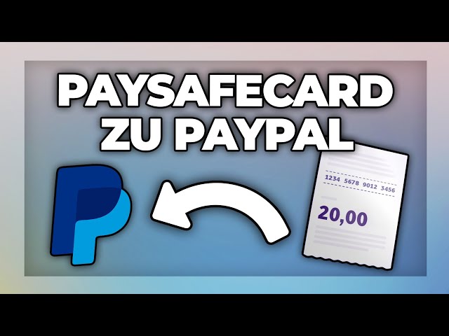 Accountguthaben per paysafecard aufladen