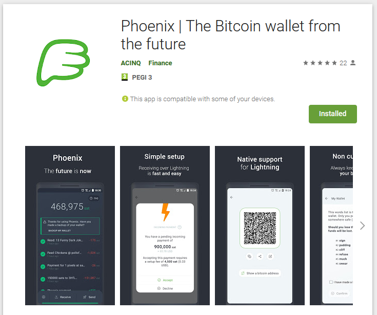 ACINQ releases Phoenix, a native Lightning Network Bitcoin (BTC) wallet