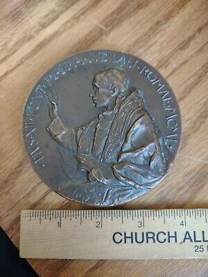 Holy Family / Pope Pius XII Medal - Sterling Silver Antique Replica - Rosa Mystica Medals