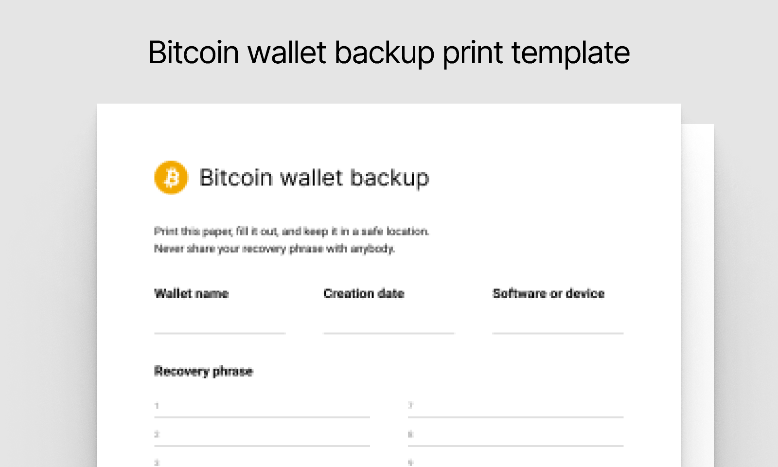 Paper Wallets: How Do They Work? | Gemini