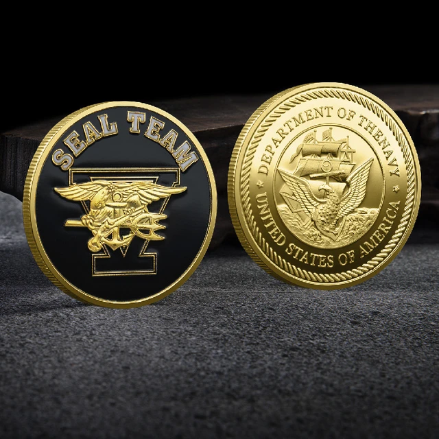 Moeda Desafio Neptune Challenge Coin Seal, Limited Edition. | Frete grátis