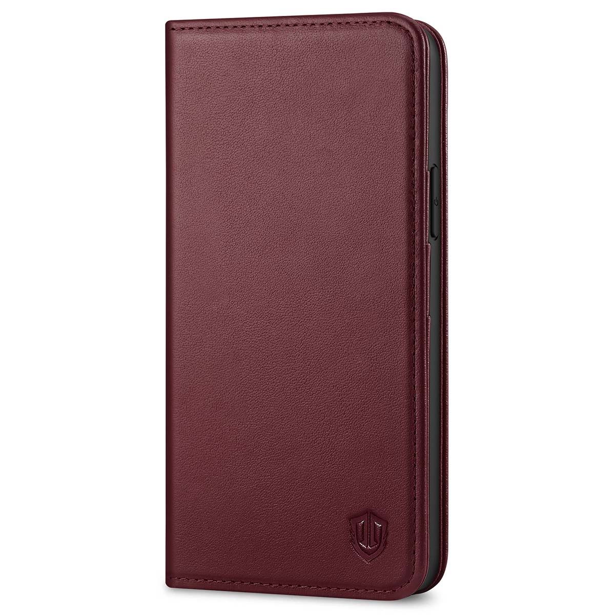 Leather Wallet Case for Apple iPhone 13 Pro (Red)