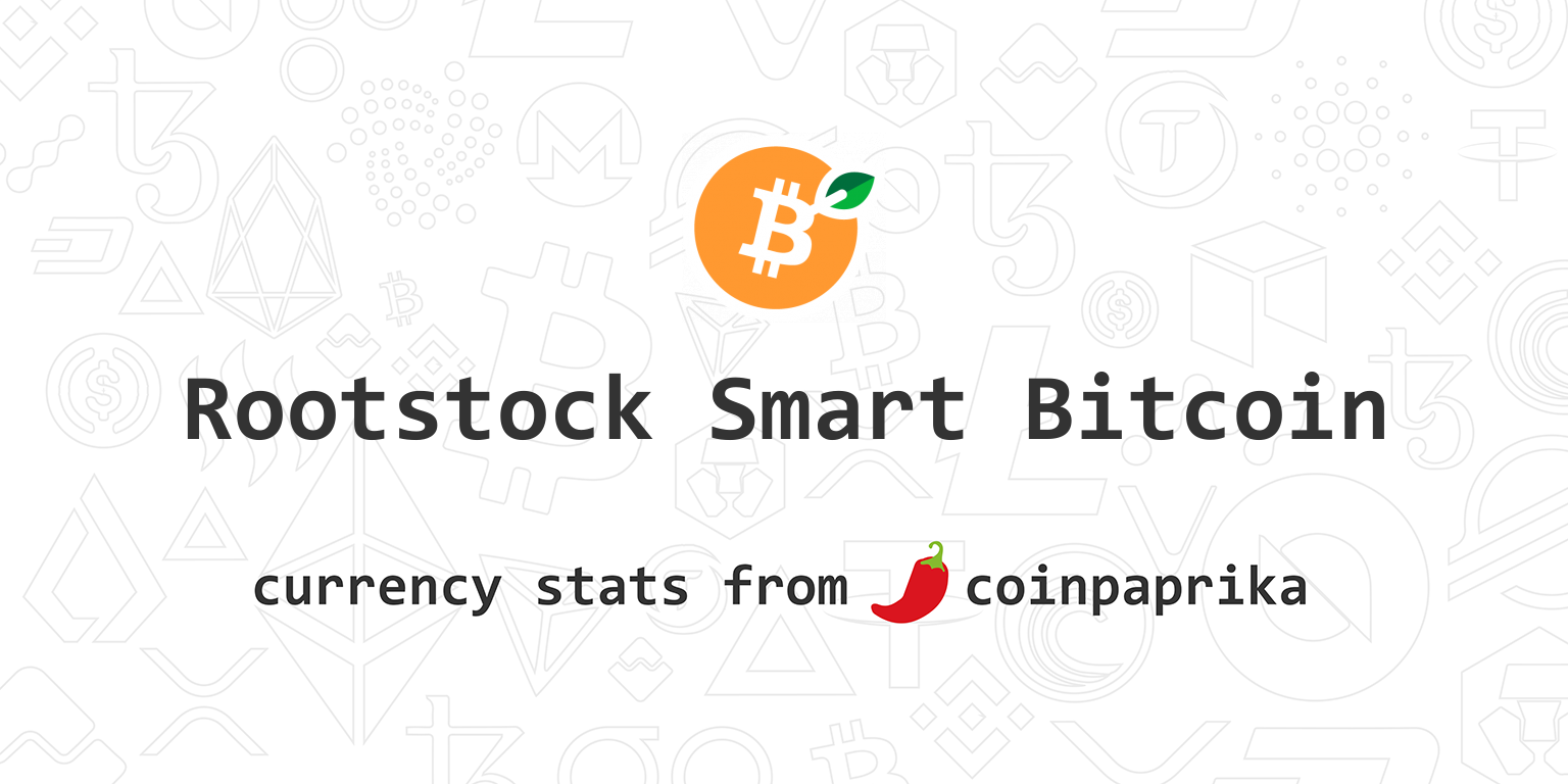 Rootstock RSK (RBTC) Live Price, MarketCap & Info