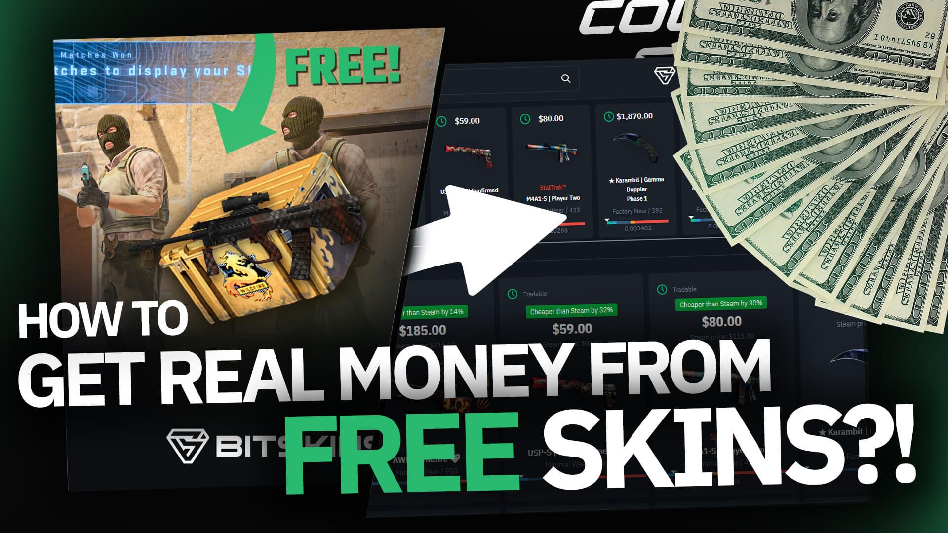 Sell CS:GO Skins for PayPal Instantly | Get Cash in 60 Seconds | SkinCashier