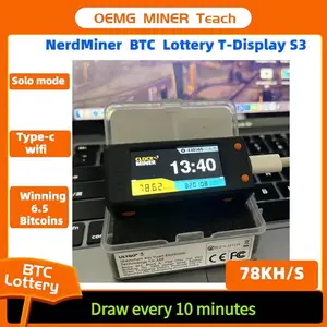 Lucky Miner V5 LS05 Ghs+ SHA Bitcoin Solo Miner With Power Supply | Nexton Mining India