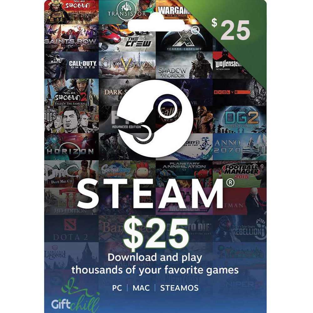 Buy Steam Wallet Code & Gift Card - eTail