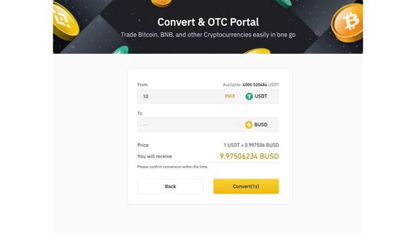 Convert (Exchange) BTC to BNB - Swap BTC for BNB - cryptolog.fun