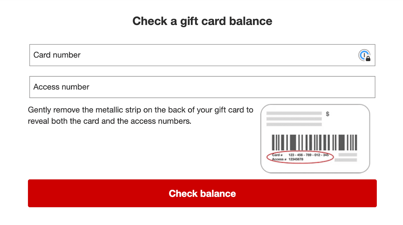 Target GiftCards