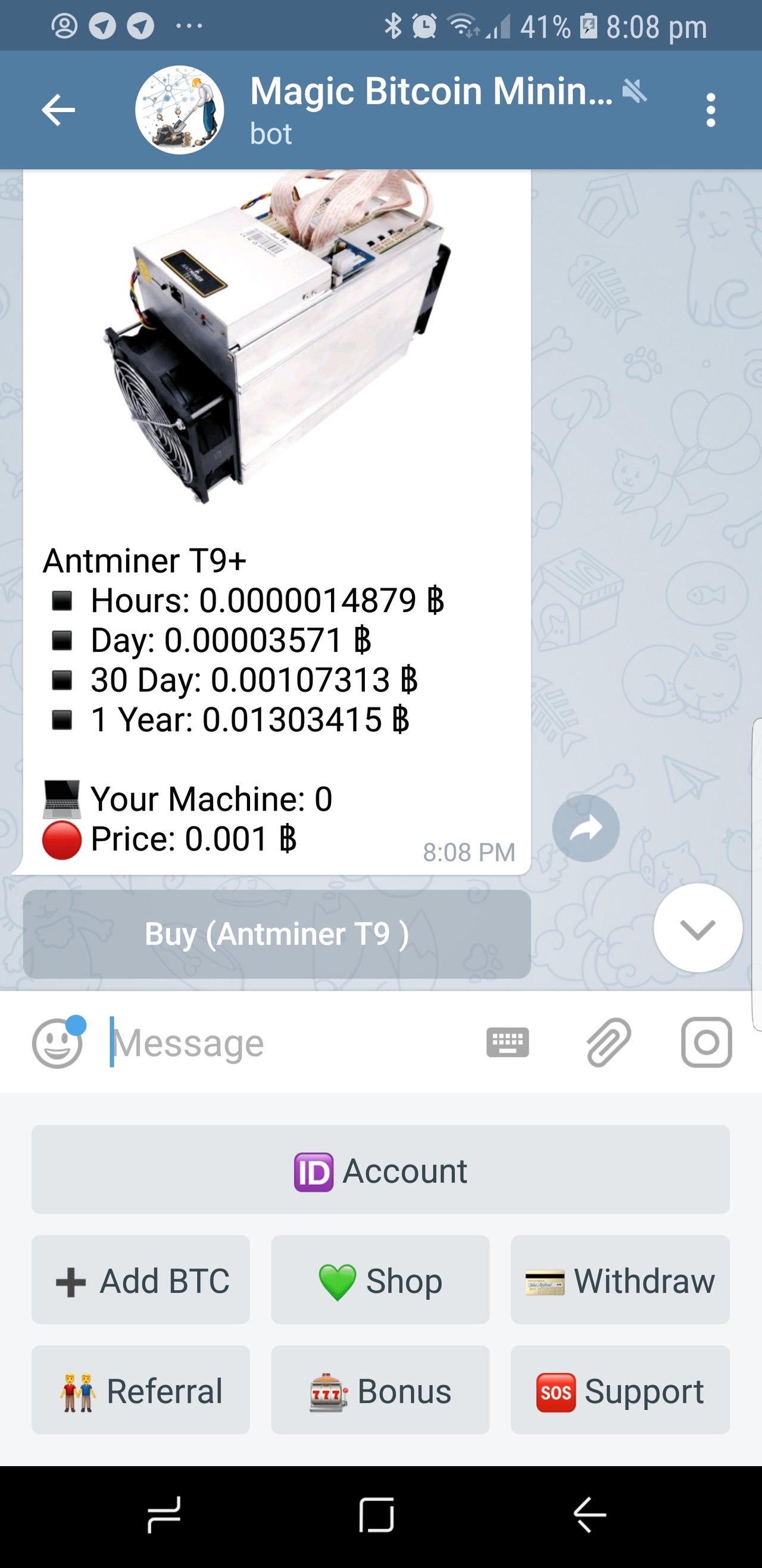 Bitcoin mining bot Telegram Bot Details, Rating and Reviews - Telegram Directory