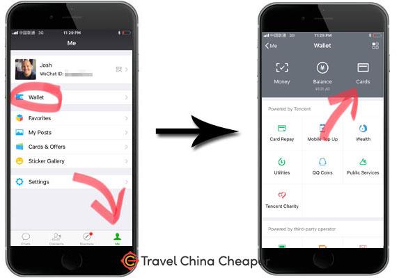 How to Add your Credit Card to WeChat Wallet -