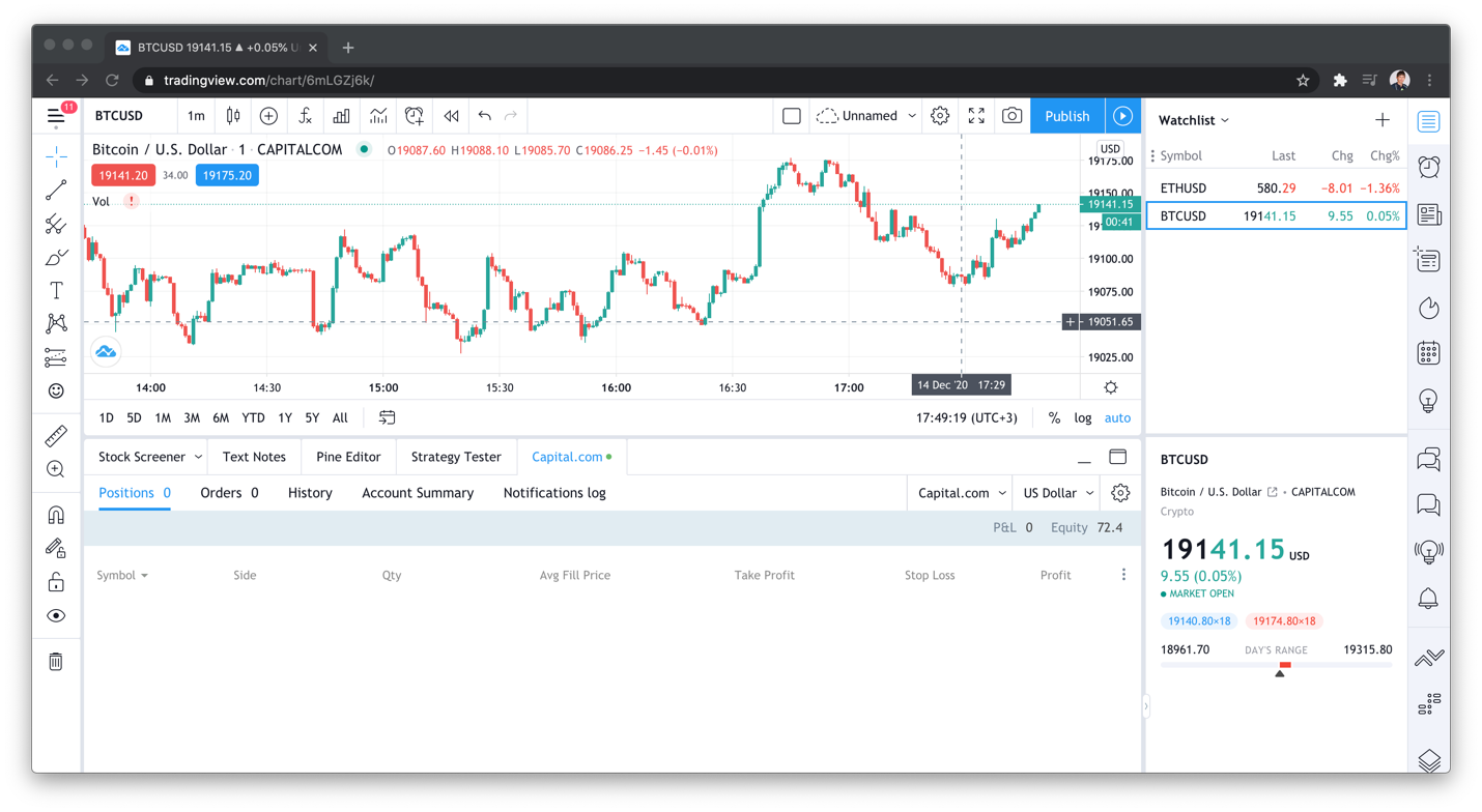 Account recovery — TradingView