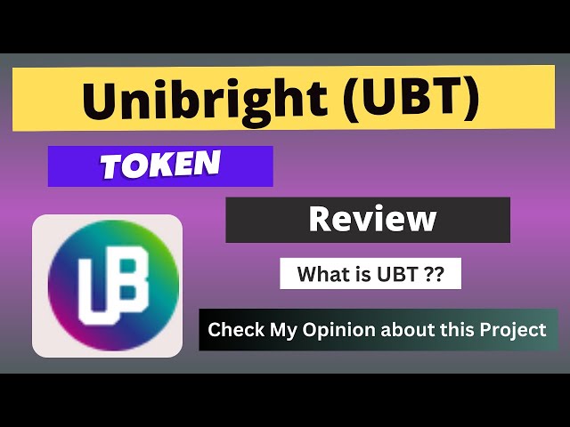 Unibright Price Today - UBT Coin Price Chart & Crypto Market Cap